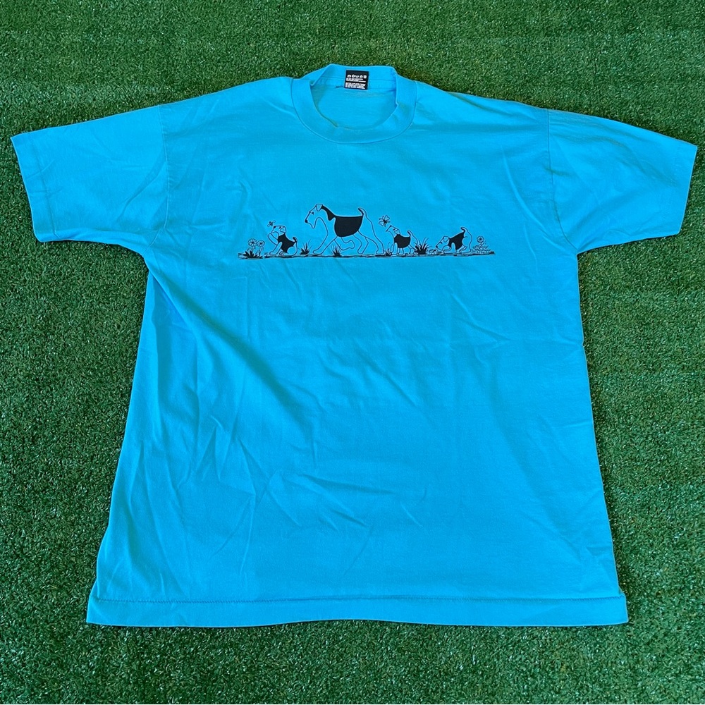 Vintage 90s single stitch Dog t-shirt